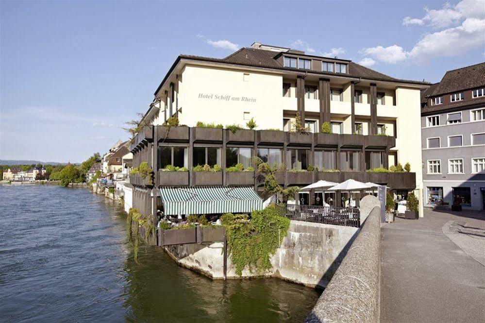 Hotel Schiff Am Rhein Rheinfelden Bagian luar foto